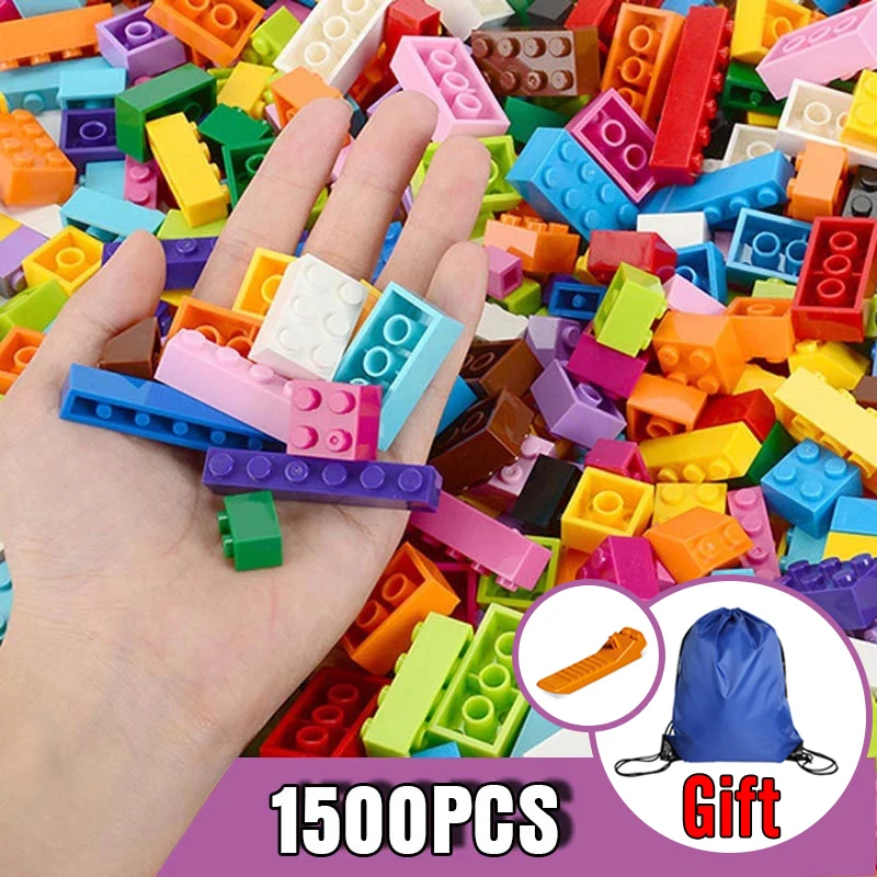 250 1500 шт. город строительных блоков DIY небольшого размера кирпич Модель персонажа