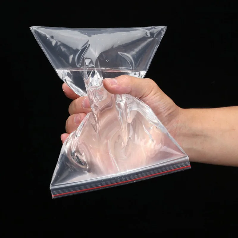 100pcs/pack Transparent Zip lock Bag Reusable Self Seal Food Jewelry Storage Package Kitchen Reclosable Vacuum Zipper Bags | Дом и сад