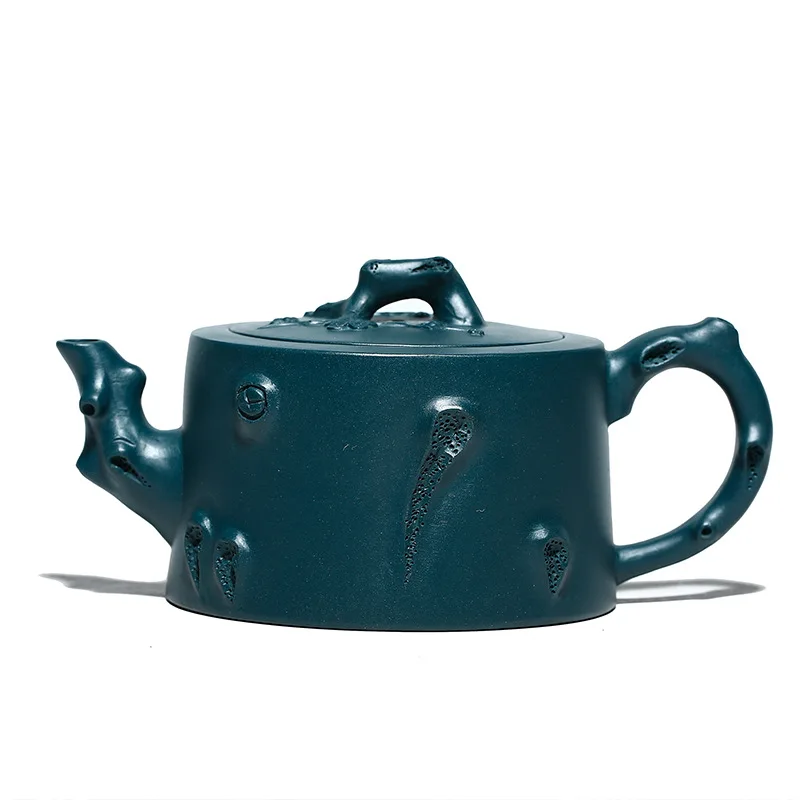 

Aomeijinglan purple clay teapot Yixing pure handmade green clay stump Teapot Tea Set