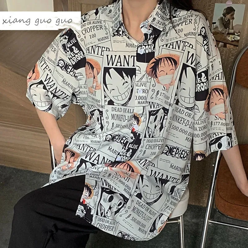 Аниме цельный кусок рубашка Косплей Обезьяна D Luffy Harajuku уличная одежда Топы 3D