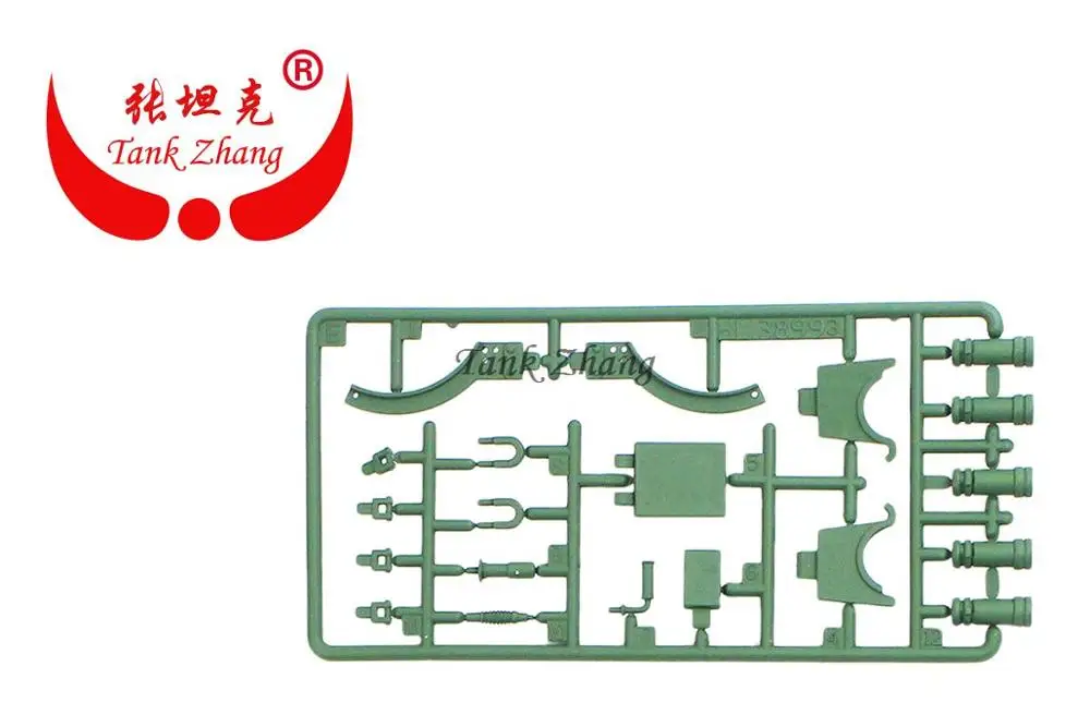 Бак Zhang / Heng Long 1/16 rc Tank 3899A ZTZ 99 MBT запасные части пластиковая часть ABCDEFG