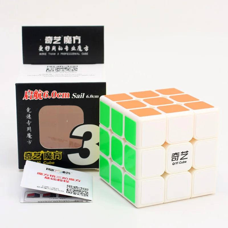 Горячая 3x3x3 куб 18 см супер большой 9 см 7 см 6 см волшебный пазл 3x3 Cubo magico профессиональная развивающая игрушка для ребенка лучший подарок - Цвет: 6cm white