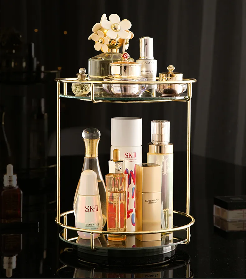 Роскошный органайзер для косметики в скандинавском стиле лоток хранения