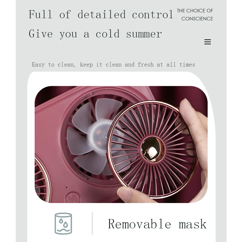 HOMDD USB Desk Fan Portable Desktop Table Strong Wind Quiet For Office Outdoor Handheld Double Leaf Folding Air Cooler | Бытовая