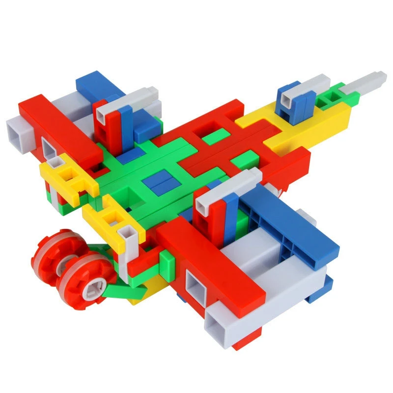 

96 шт. разобрать сборные игрушки "сделай сам", конструкторы комплект строительных блоков, Детские кубики Пазлы игрушки с коробка для хранения...