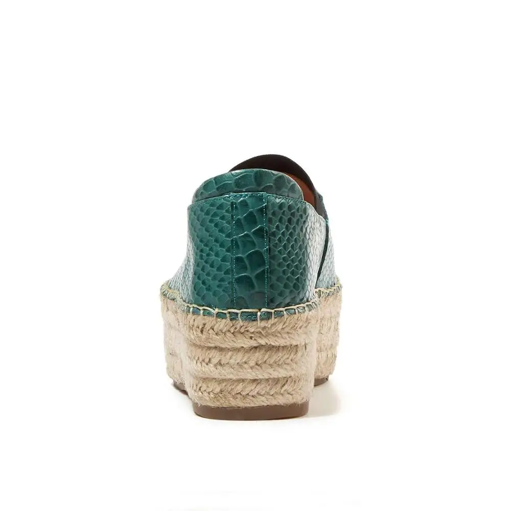 Лоферы Krazing pot из натуральной кожи с принтом однотонные туфли на платформе