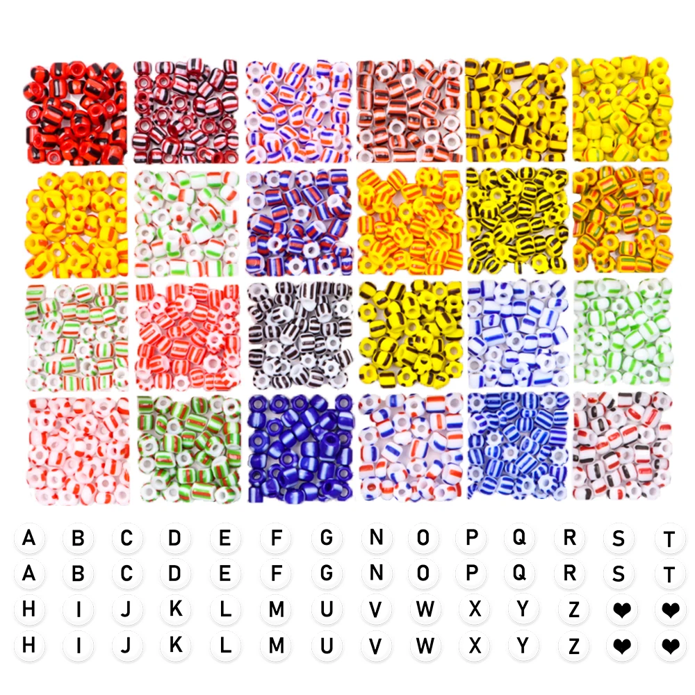 

2mm Glass Seed Beads with Full Letter Kit Small Craft Jewelry Beads Kit Bulk for DIY Bracelet Necklace Earrings Making Supplies