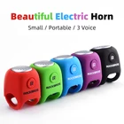 ROCKBROS велосипедный Звонок 90 дБ Водонепроницаемый Электрический гудок горный велосипед гель для руля силикагель оболочка кольцо 3 голоса велосипедные аксессуары