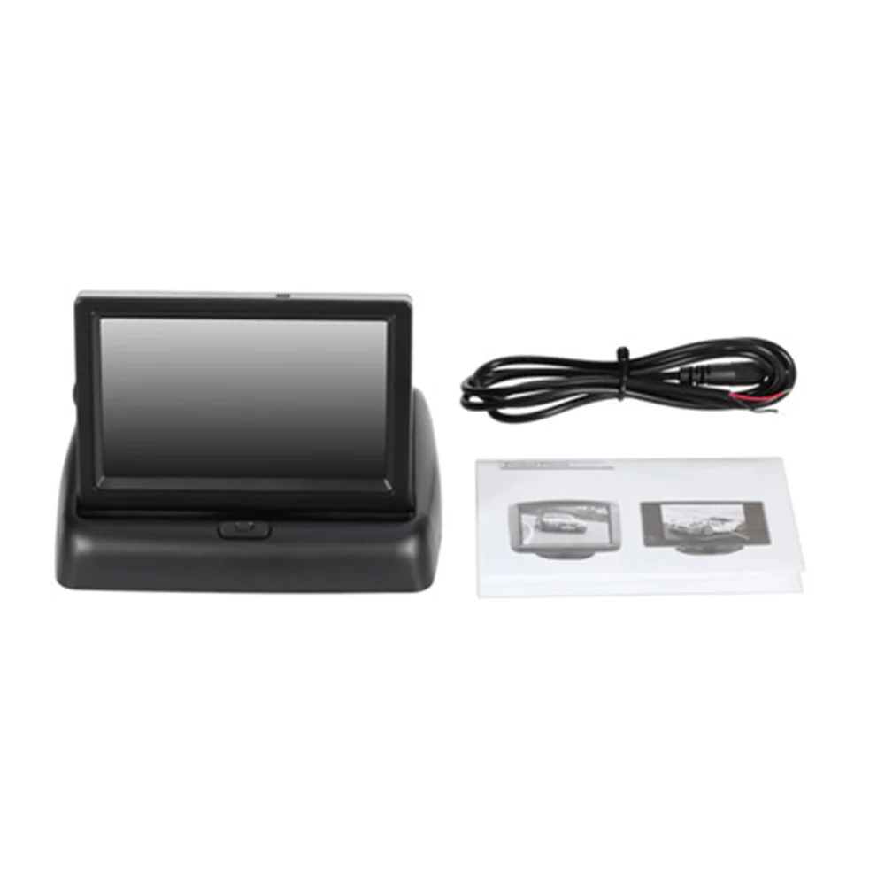 4 3 "складной TFT lcd цветной монитор высокой четкости для автомобиля CCTV дисплей