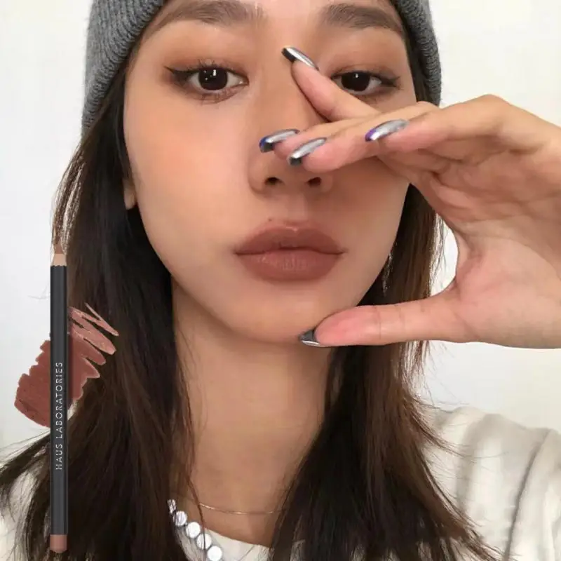 Водостойкая матовая помада-карандаш для губ подводка макияж контур тинт