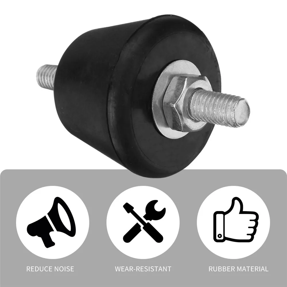 

New 4pcs Universal Anti Vibration Rubber Mount Damper Shock Absorber Pad For Air Conditioning Rubber Outer cushion Accessories