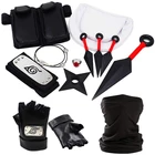 Аксессуары для косплея аниме Boruto Kakashi Itachi реквизит для игрушек кольцо кунай перчатки маска повязка на голову шурикен ниндзя коллекционный подарочный набор