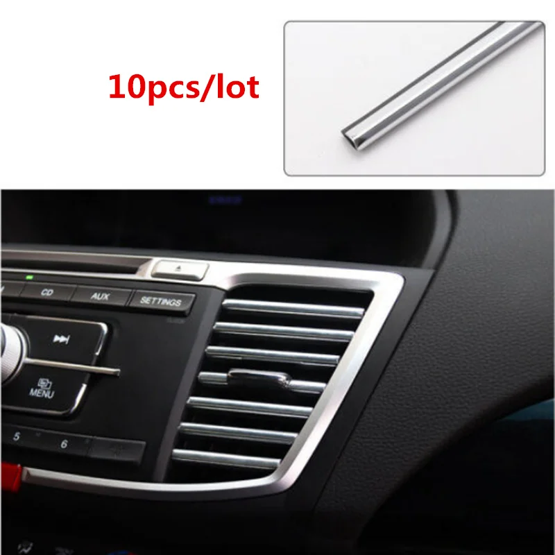 Car-styling 2020 New U Shaped DIY Air Vent Grille Decoration for TOYOTA RAV4 C-HR COROLLA CROWN REIZ PRIUS VIOS LAND | Автомобили и