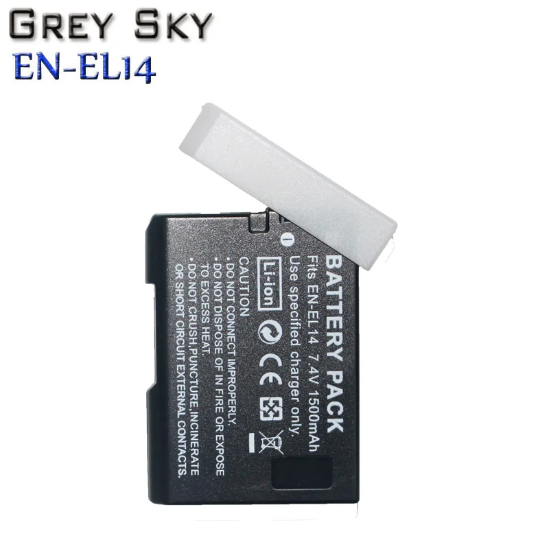 4x1500mAh EN-EL14 EN EL14 EN-EL14a батарея + LCD двойное зарядное устройство для Nikon P7800 P7100 D3400 D5500