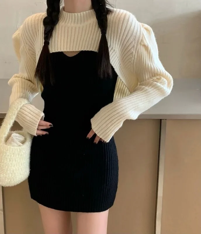 

Cost-Effective Retro Short Wool Knitted