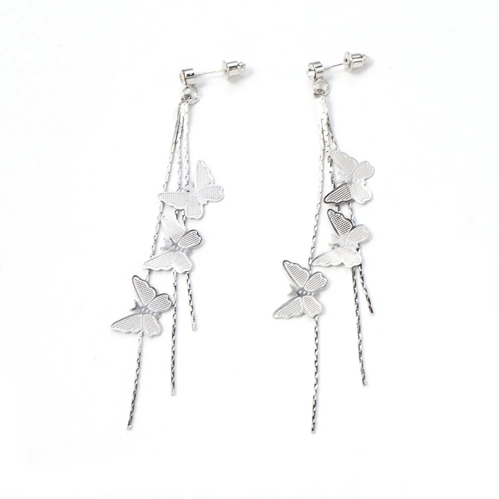 Длинные круглые серьги с кисточками для женщин Подвесные женская бижутерия в