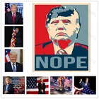 Рисунок на холсте Дональд Трамп, настенный постер с изображением выборов в США, украшение для дома, гостиной, офиса, печать без рамки