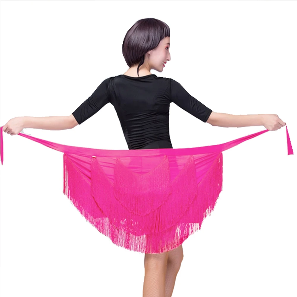 Шарф для латинских танцев с кисточками Одежда Юбка бахромой в стиле хип хоп