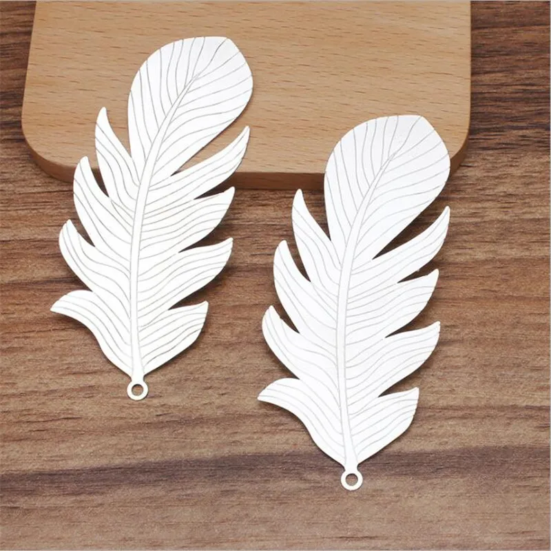 

SIXTY TOWFISH 3 pieces DIY Jewelry Accessories Size 87*38mm Copper Materials Ancient Retro Style Flower Slice Charms
