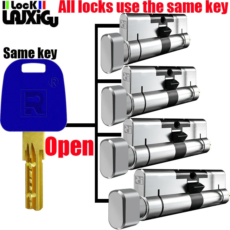 

one key opens all locks Lock cylinder All locks use the same key, Door cylinder lock Entrance door lock Cylinder lock Door lock