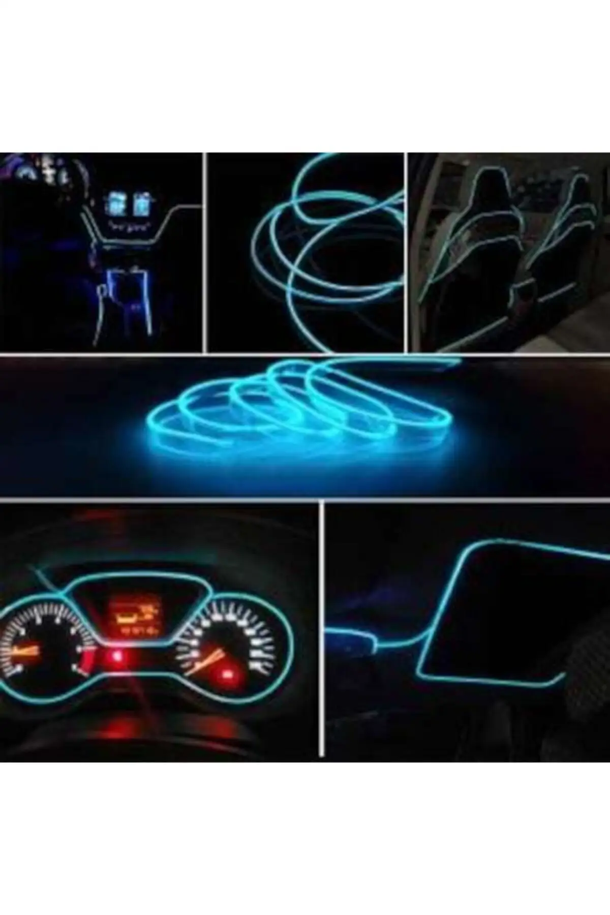 

Car Interior Dashboard Led-Led Rope-Neon Led-Led Strip-In-car Neon Ice Blue