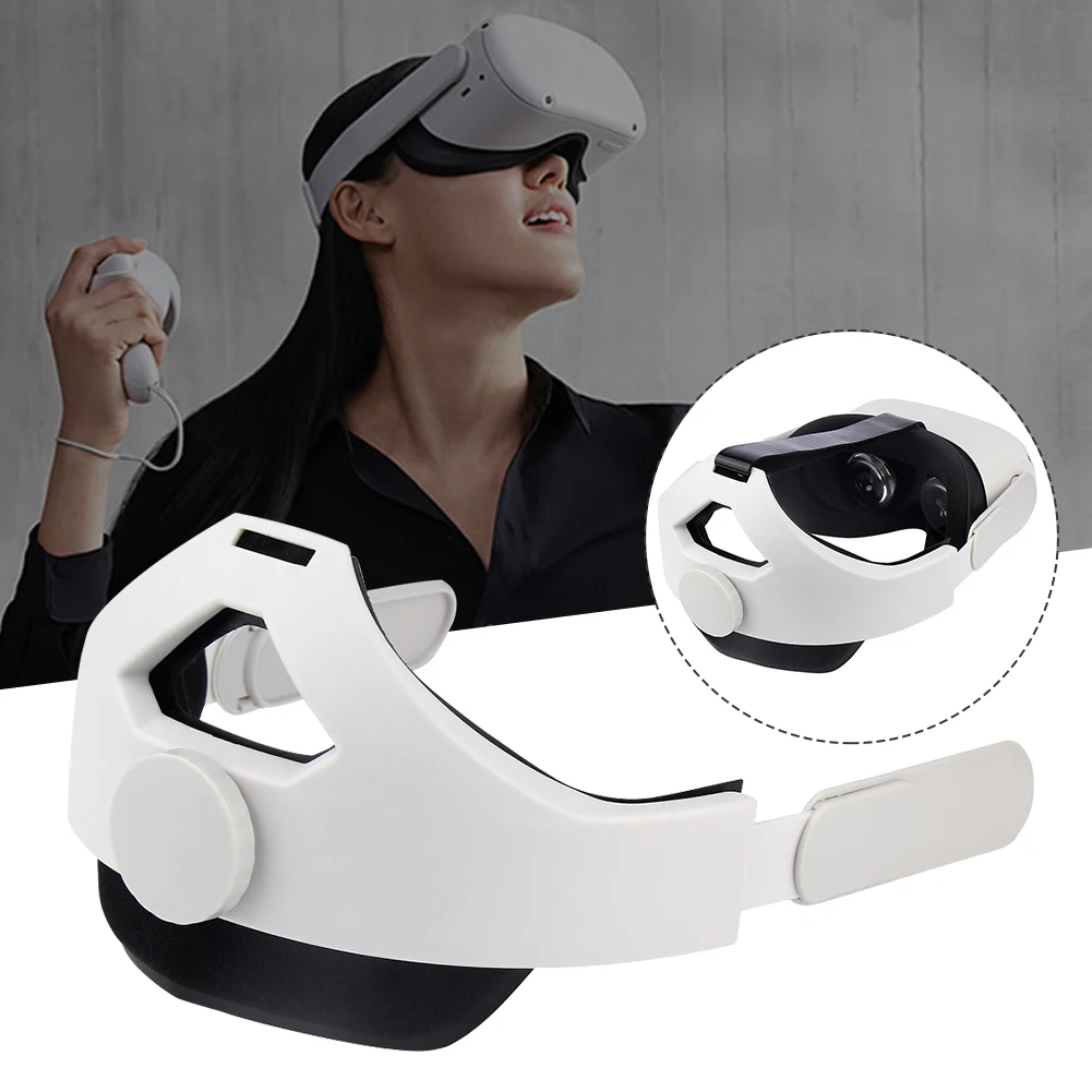 

Reduce Pressure Protective Replacement Parts Enhanced Support Headband Adjustable Head Strap Gaming Pad Fit For Oculus Quest 2
