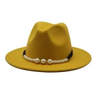 Шляпа-федора Hawkins, фетровая шляпа с широкими полями, дамская шляпа-трилби, женская шляпа, женская шляпа джазовая, церковная, крестная, женская шляпа s