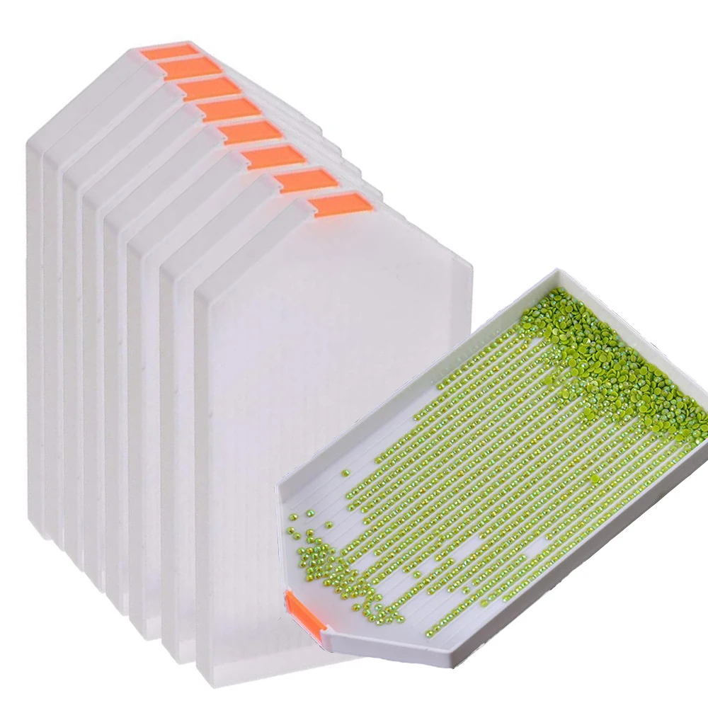 

100 шт. оптовая продажа, Большая пластина для сверления, аксессуары для алмазной вышивки, большой объем, инструменты для алмазной живописи, бе...