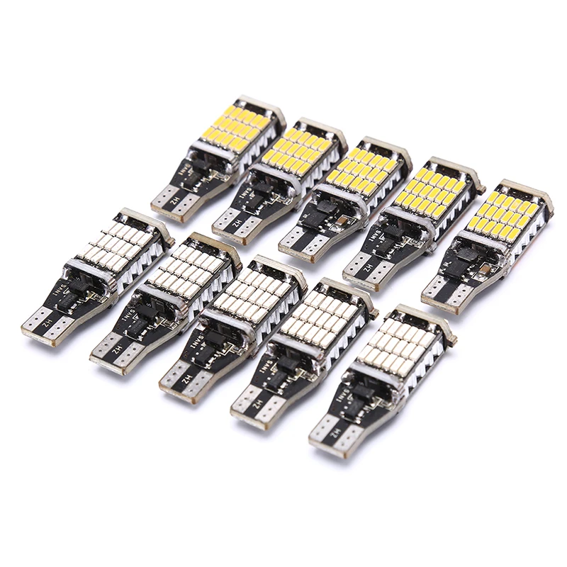 

6000K желтый/красный светильник 15 W16W 45 SMD 4014 безотказный светодиодный Автомобильный задний фонарь