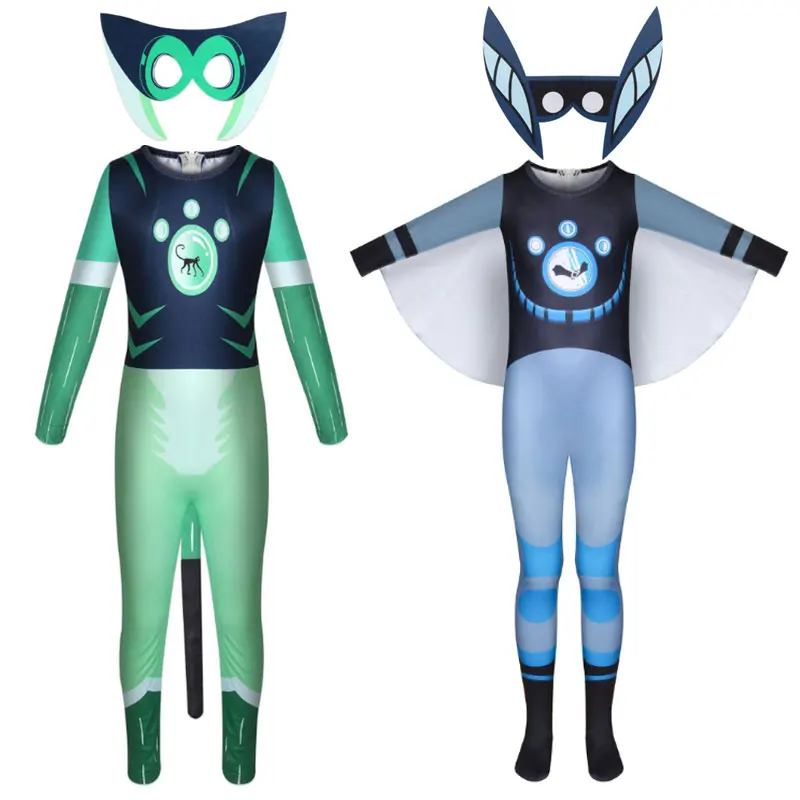 Дикий костюм Kratts существа силы Детский на Хэллоуин Необычные костюмы для косплея