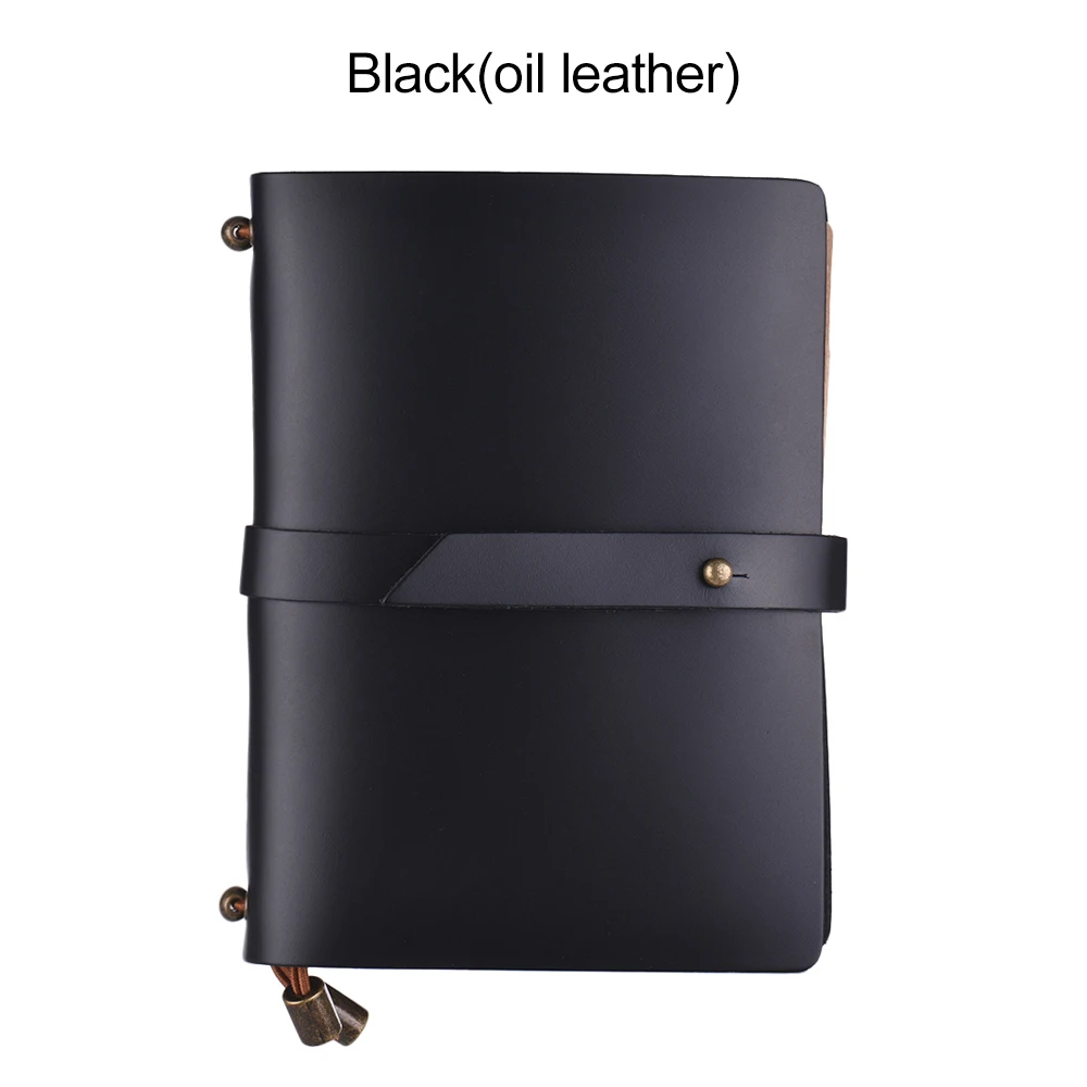 Портативный дневник для путешествий кожаный блокнот записей многоразовый