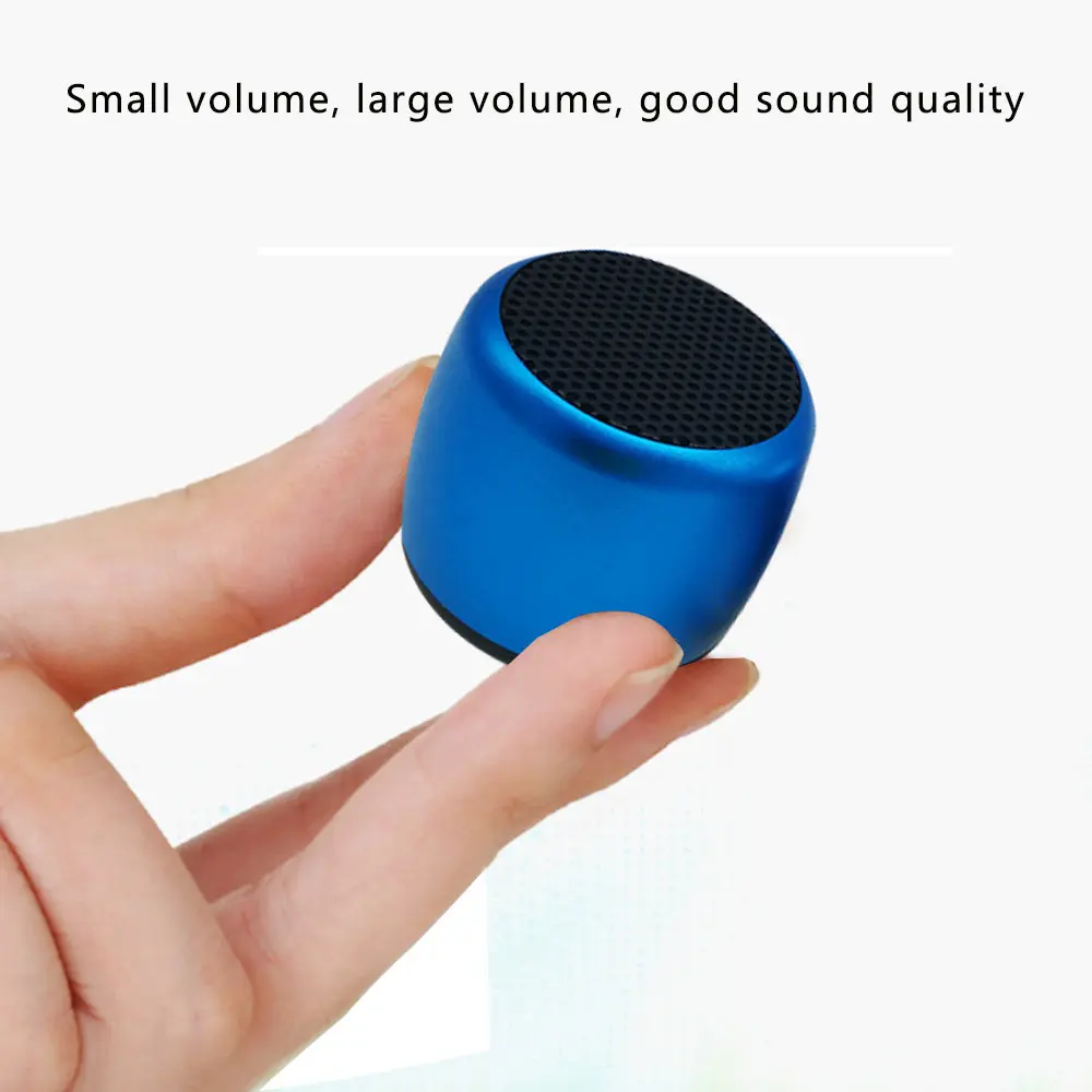 Металлическая супер мини беспроводная Bluetooth Спортивная Колонка портативный