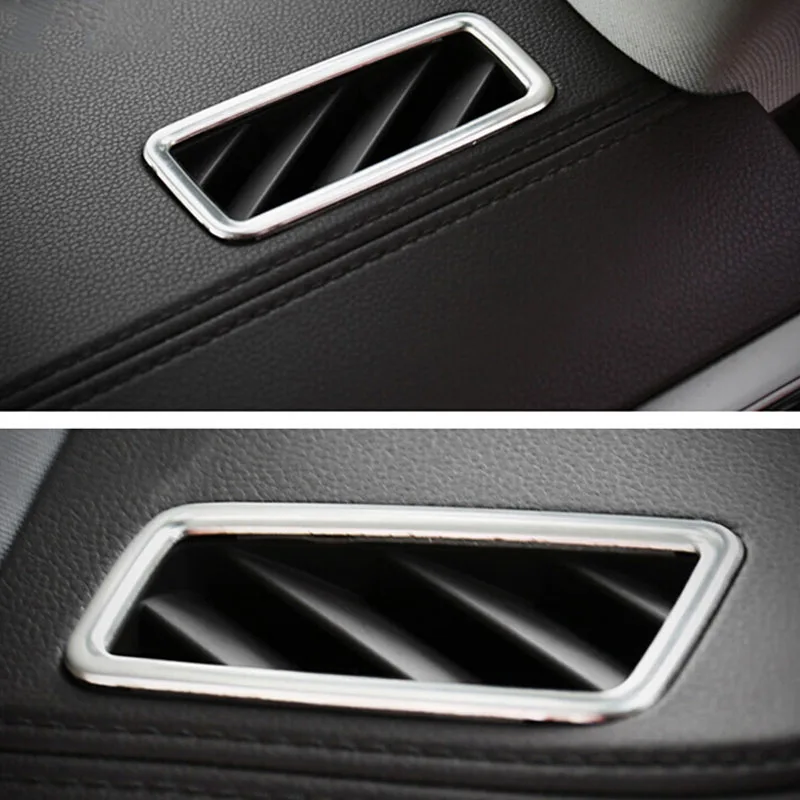 

For Atlas Teramont 2017 2018 Stainless steel Car conditioner air Outlet decoration Cover Trim accessories car styling 2pcs