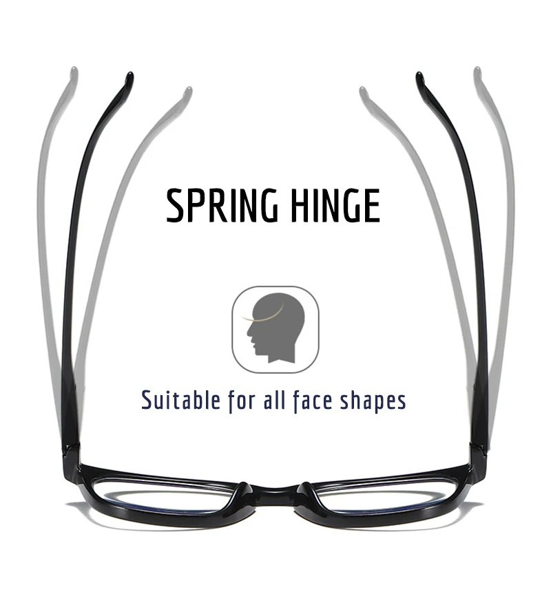 CRIXALIS Platz Lesebrille Für Frauen Männer Jahrgang Rezept Myopie Presbyopie Brillen Computer Brille Männlich Weiblich – Detail 5