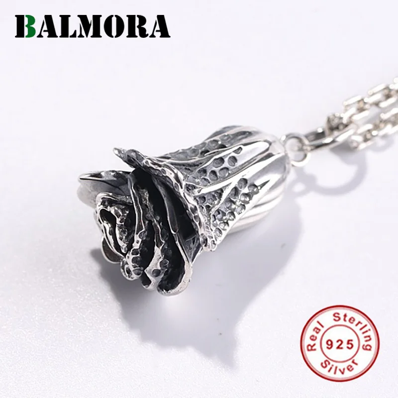 BALMORA 925 пробы Подвески в форме серебряной капусты для мужчин и женщин