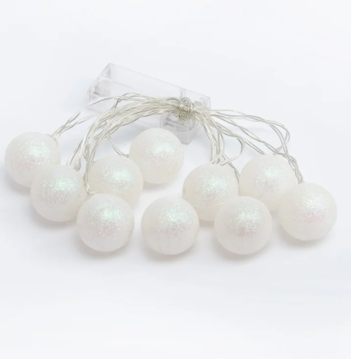 

LED string light decoration holiday warm white light battery box 2m 20led new style
