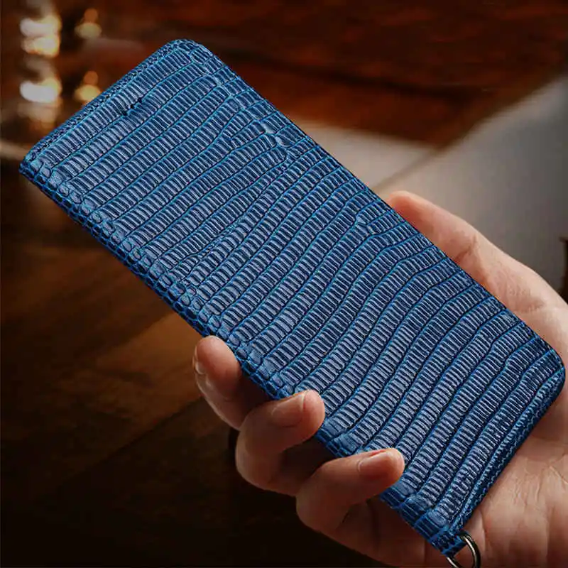 

Genuine Leather Case For Samsung Galaxy Note 9 Case Cover Lizard Magnetic Phone Protector For Galaxy Note 9 Note9 Casing Housing