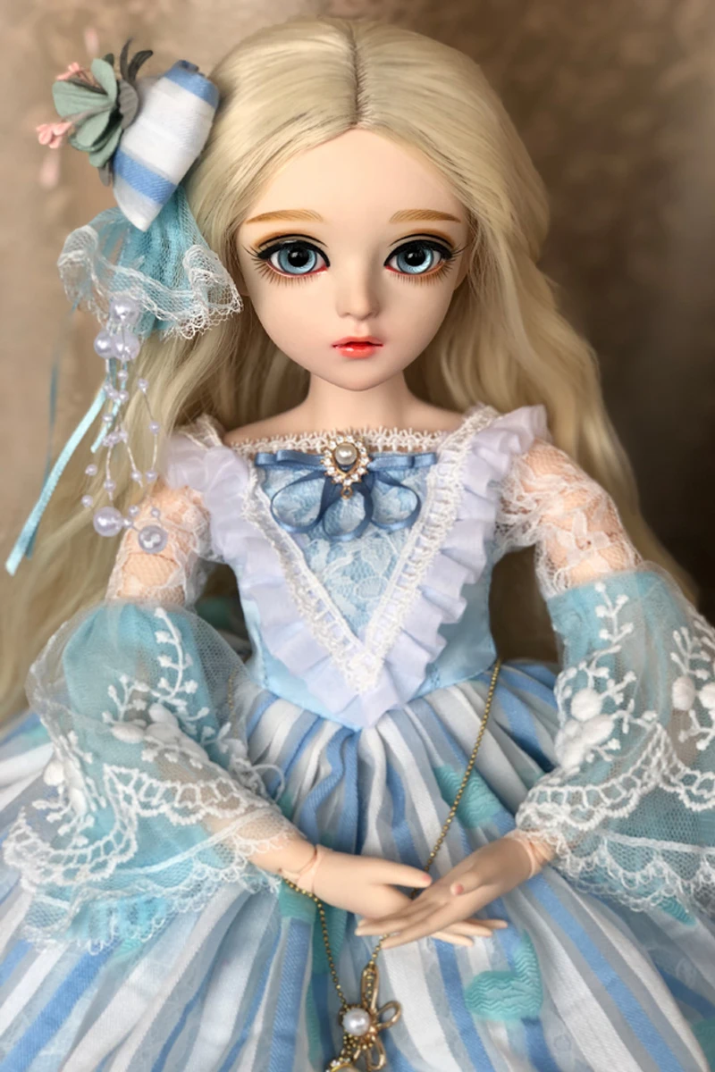 Куклы для девочек SD 60 см, куклы для девочек BJD с платьем, парики, обувь, игрушки для красоты, макияж,, ручная работа, 1/3, силиконовая кукла