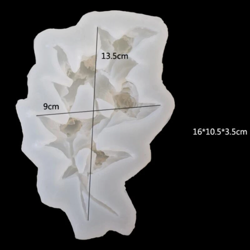 

New Transparent Silicone Mould Resin Decorative Craft DIY Rose Flower Mold Epoxy Resin Molds for Jewelry