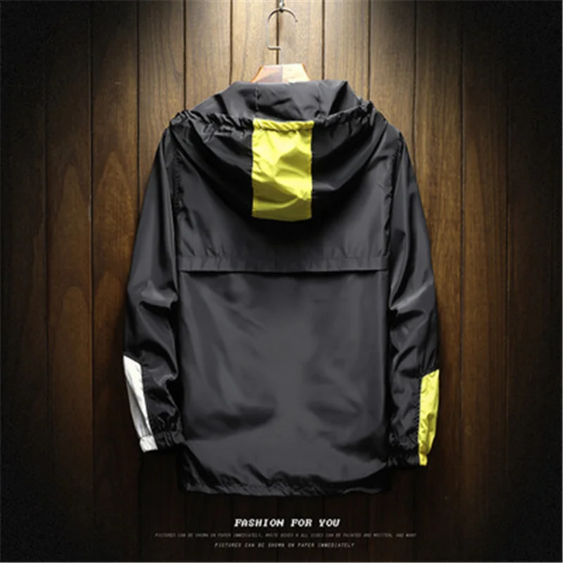 

21 new spring and autumn men's jacket men's color hooded jumper baseball clothes out of the street clothes street campus charge