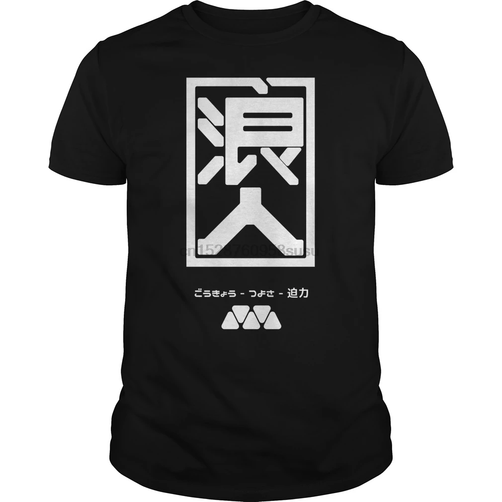 Мужская футболка Ronin крутая печатная Футболка тройники топ|Мужские футболки| |