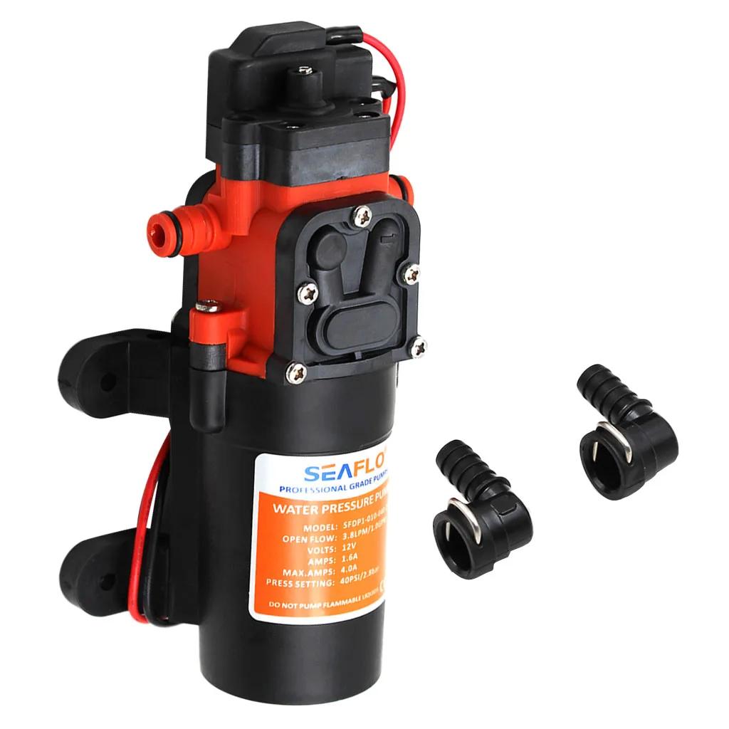 Диафрагменные насосы с водяным давлением 12 в 1 2 GPM 35PSI самовсасывающие водяные |