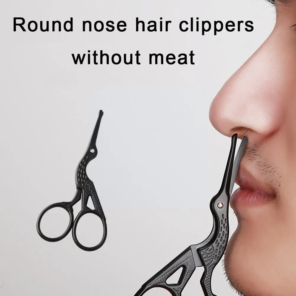 

Новый триммер для носа, ножницы для усов, усов, стрижки волос, форма Журавля, красота носа, инструмент для волос безопасные ножницы U6d9