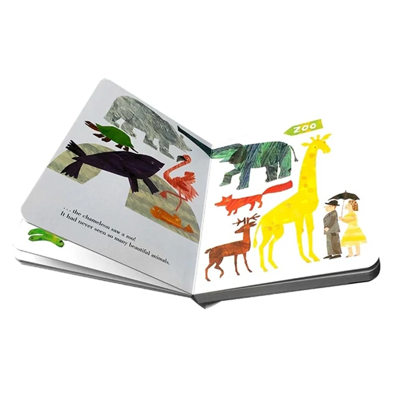Смешанный Хамелеон от Eric Carle образовательные книги для детей учим английский