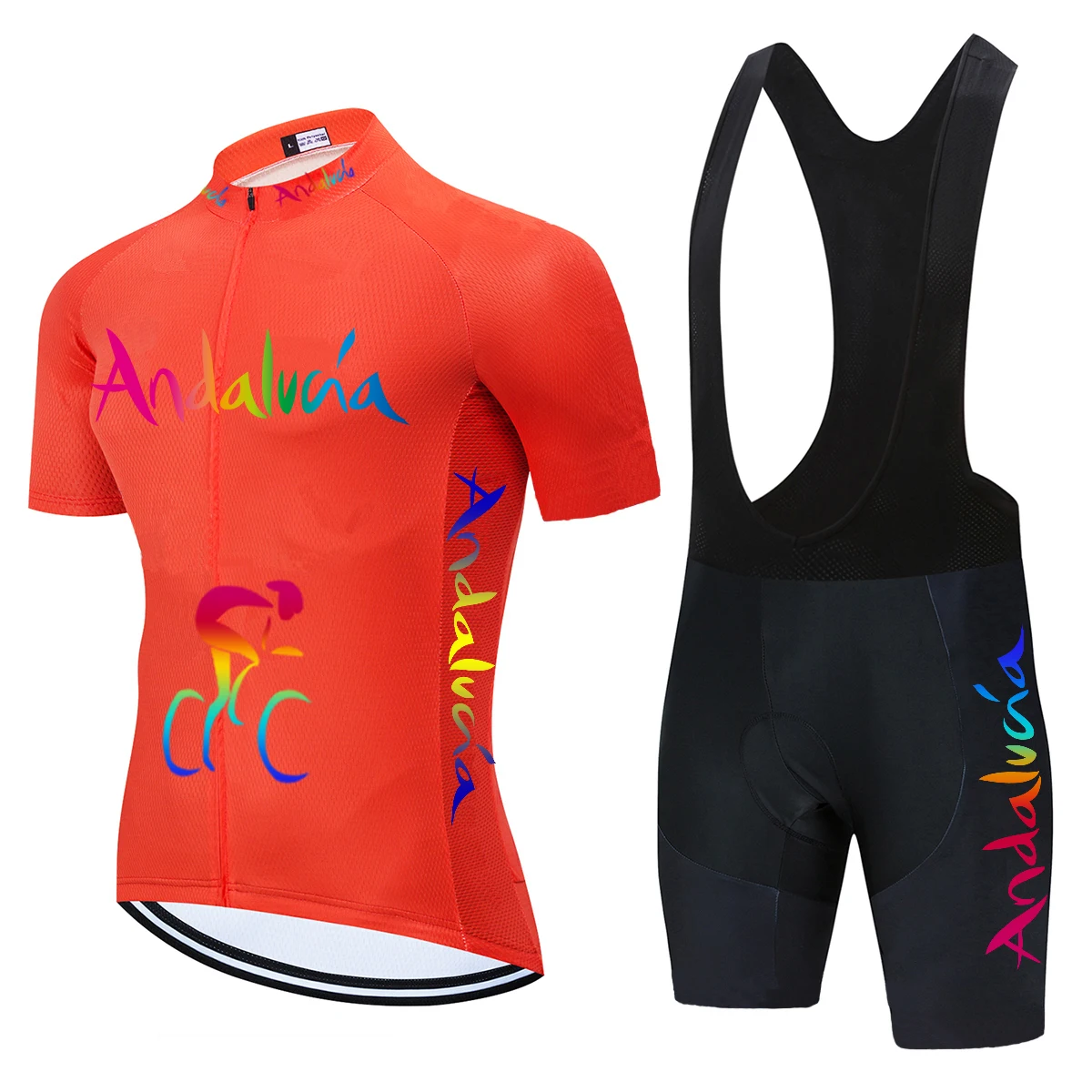 2021 команда голубая Андалусия Велоспорт Джерси комплект велосипедная спортивная