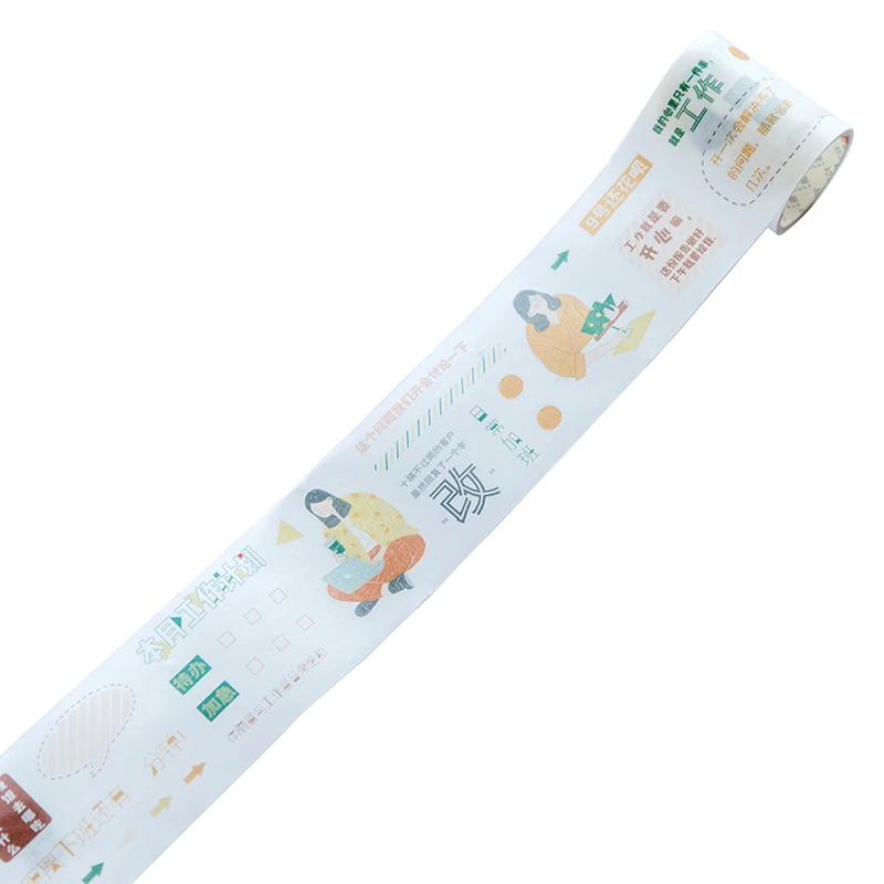 

1 pcs/lot Cartoon Washi Tape DIY Japanese Paper Workplace series Decorative Adhesive Tape/Masking Tape Stickers