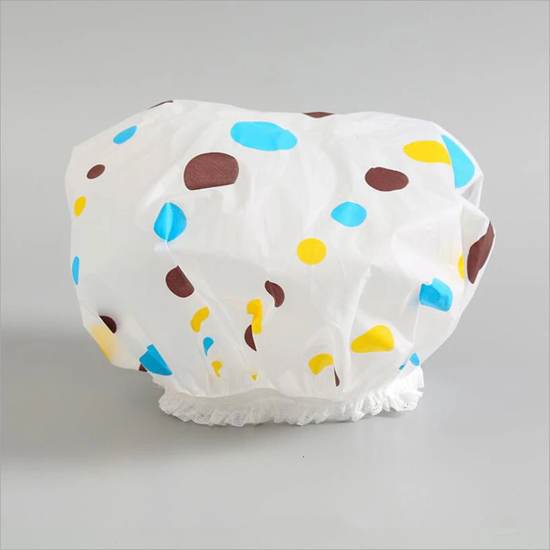 Новая модная мультяшная шапочка для душа ванна уход за красотой плотная