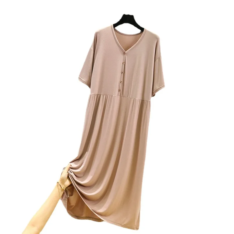 2021 свободные размера плюс с коротким рукавом Дамское белье женщина лето тонкие