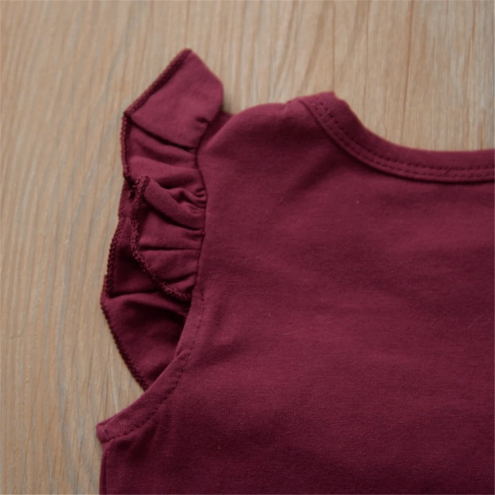 Комбинезон летний для новорожденных без рукавов с оборками|Боди малышек| |