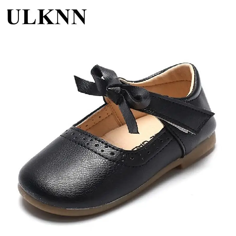 

ULKNN весенне-осенние детские туфли для девочек, обувь для маленьких принцесс, мягкая обувь на плоской подошве для младенцев, обувь для вечери...